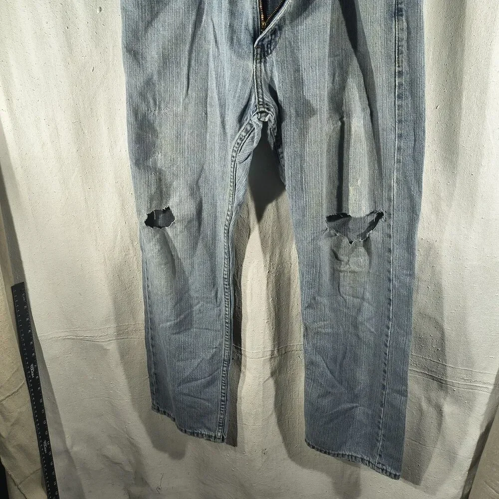 Levi's Denizen 236 Men's Size 33 X 30 Distressed Regular Fit Jeans